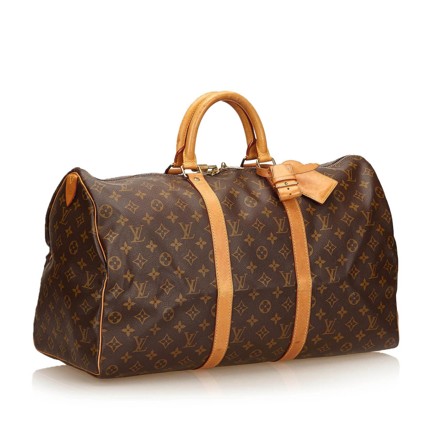 Louis Vuitto Keepall 50 Monogram Canvas Travel Bag