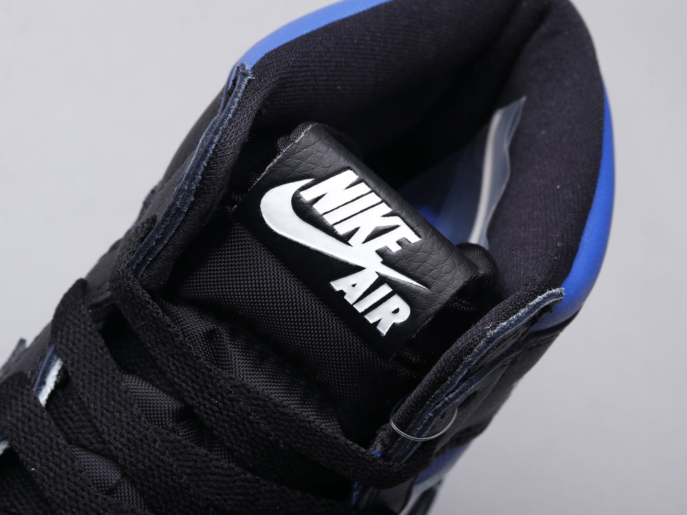GLM - AJ1 black and blue toe