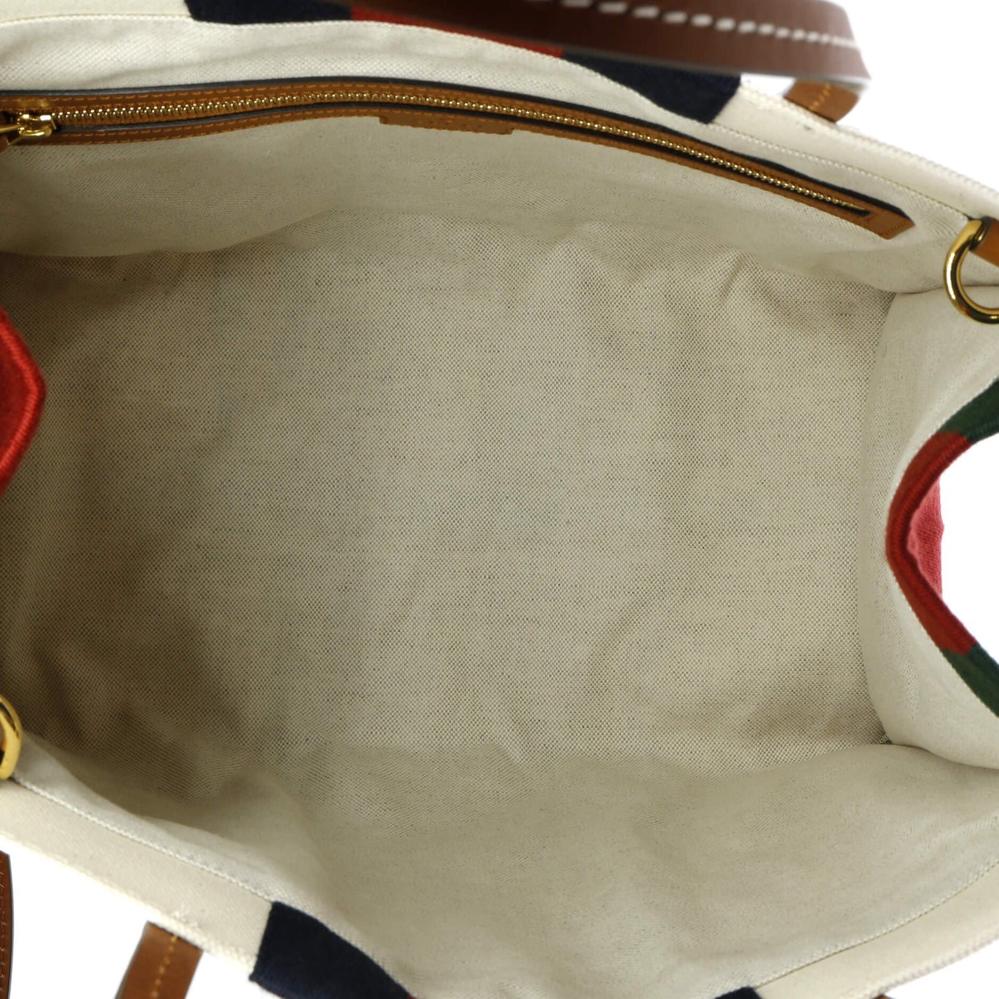 Interlocking G Web Tote Canvas Medium