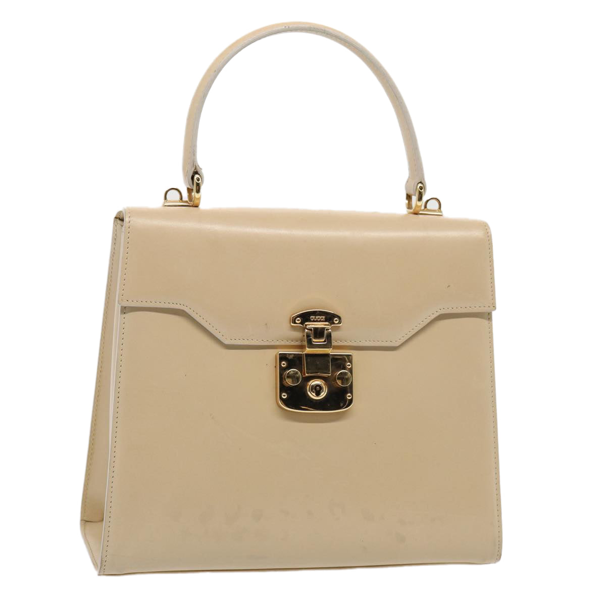 GUCCI Hand Bag Leather Beige 000 2026 0258 80068