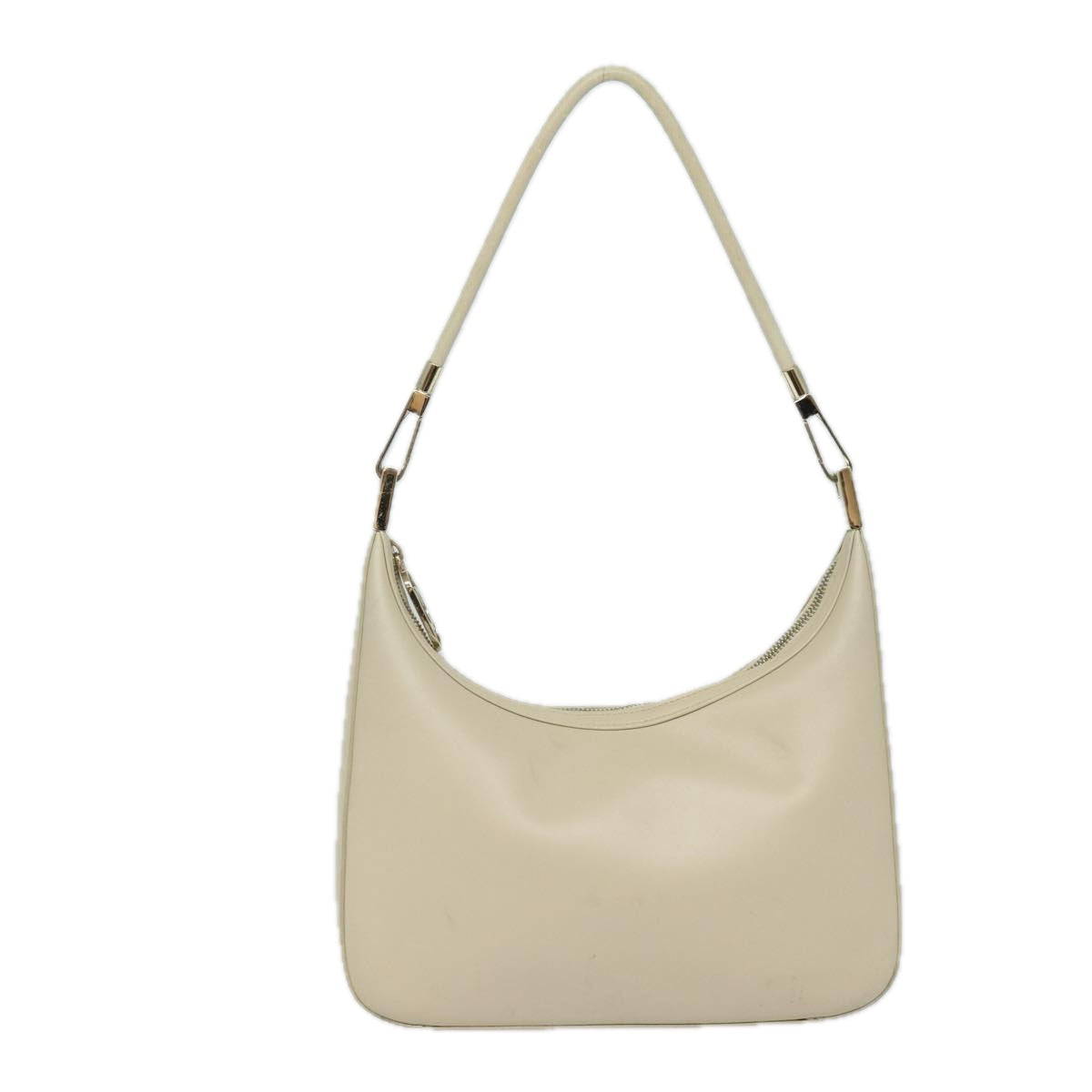 GUCCI Shoulder Bag Leather White 001 3812 80118