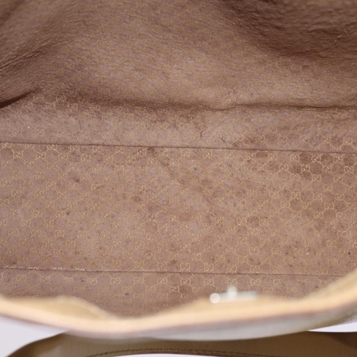 GUCCI Hand Bag Leather Beige 002 1135 80121
