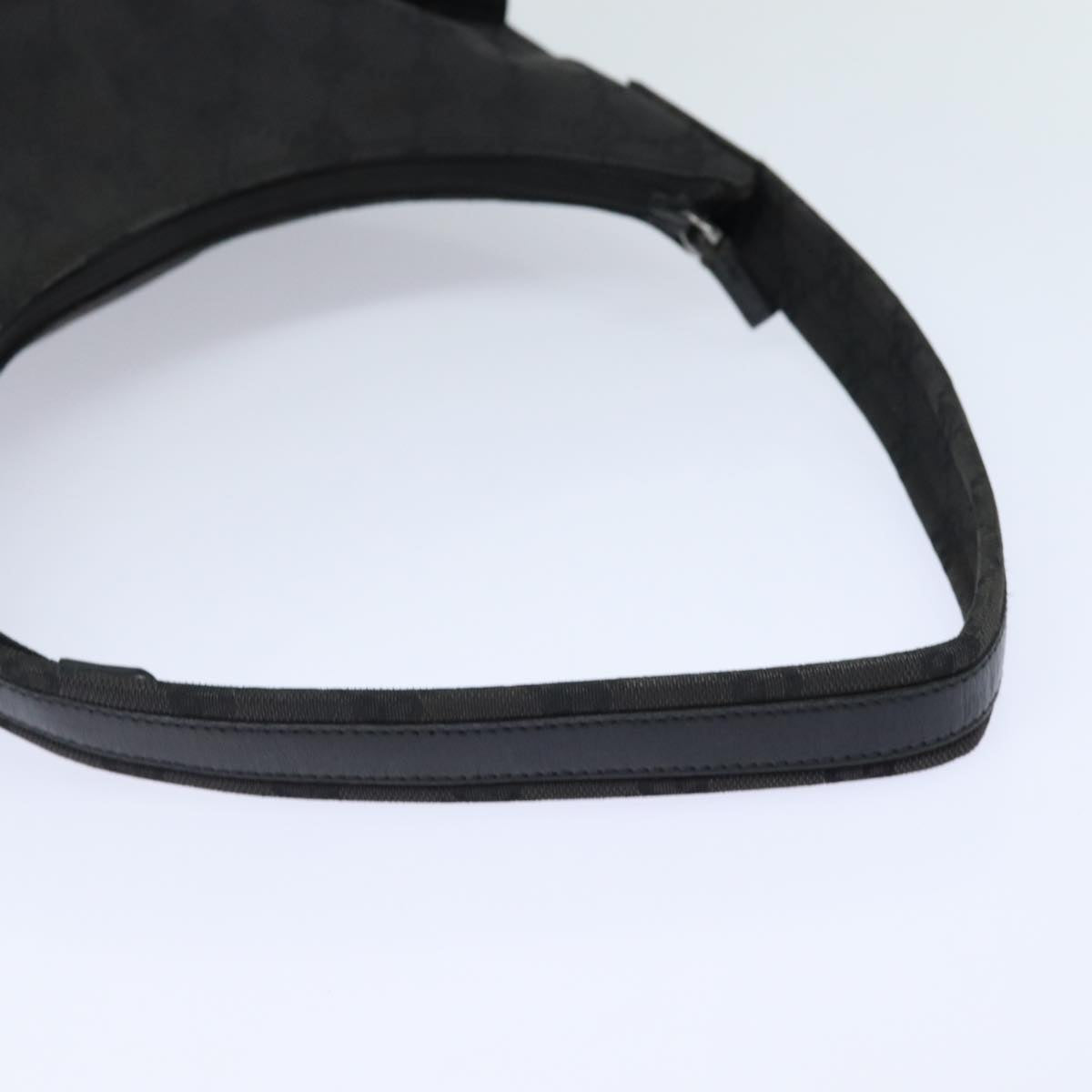 GUCCI GG Canvas Shoulder Bag Black 001 3386 80141