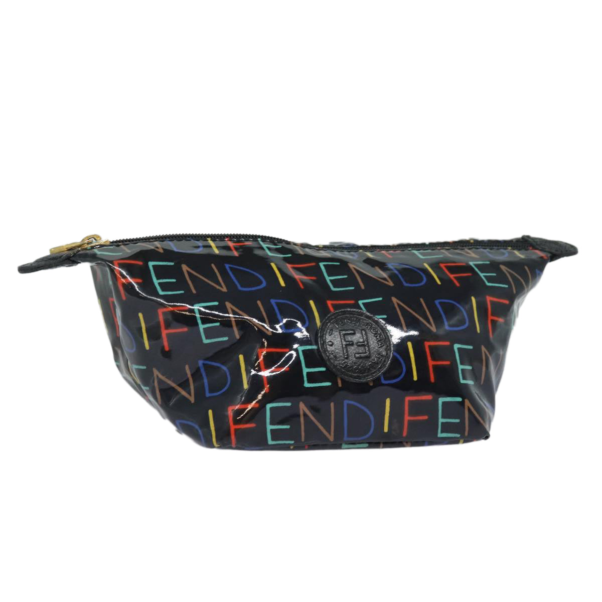 FENDI Pouch patent Black 80210