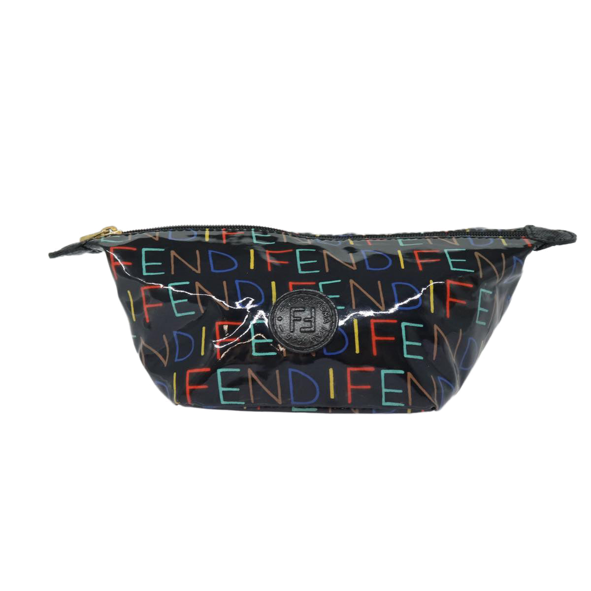 FENDI Pouch patent Black 80210