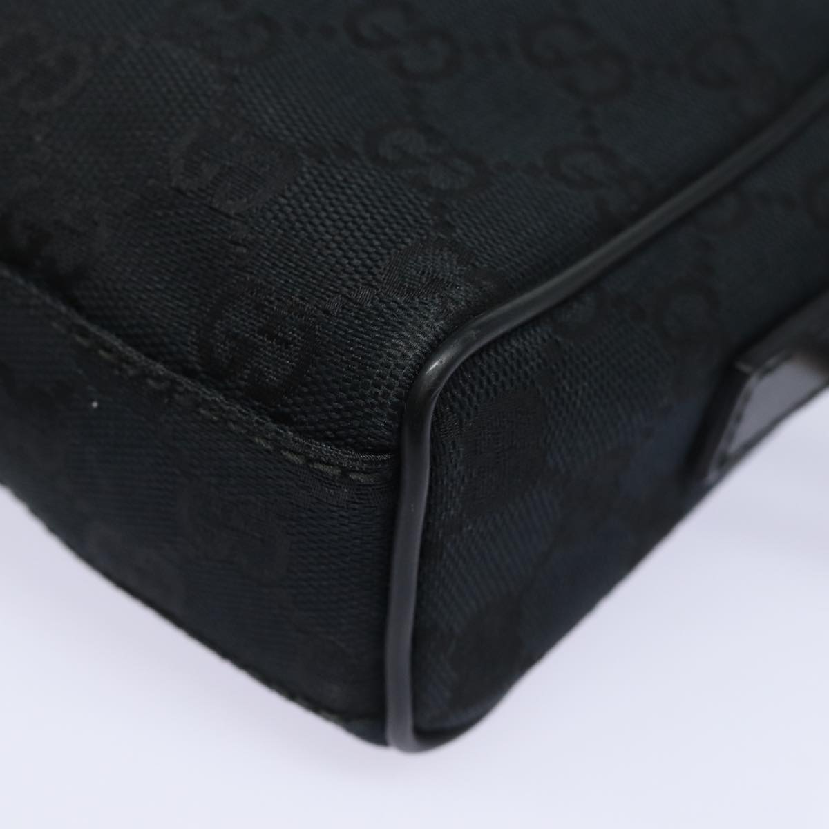 GUCCI GG Canvas Clutch Bag Black 018 1616 80604