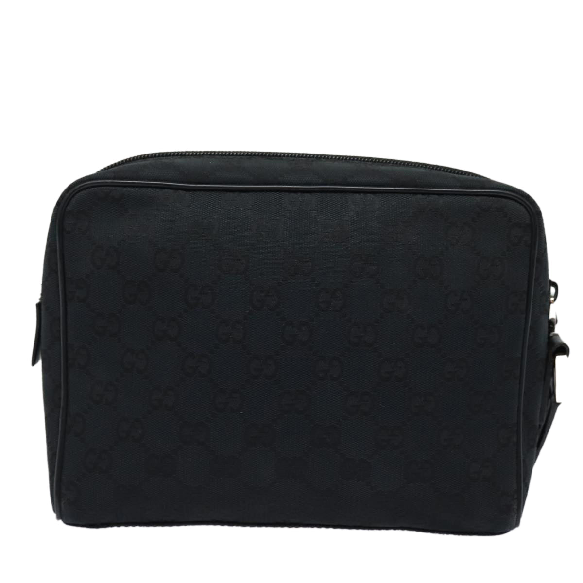 GUCCI GG Canvas Clutch Bag Black 018 1616 80604