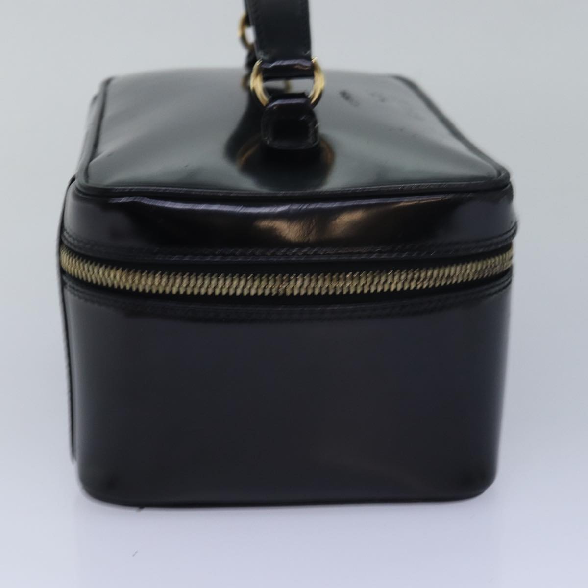 GUCCI Vanity Cosmetic Pouch Patent leather Black 032 1956 0150 80625