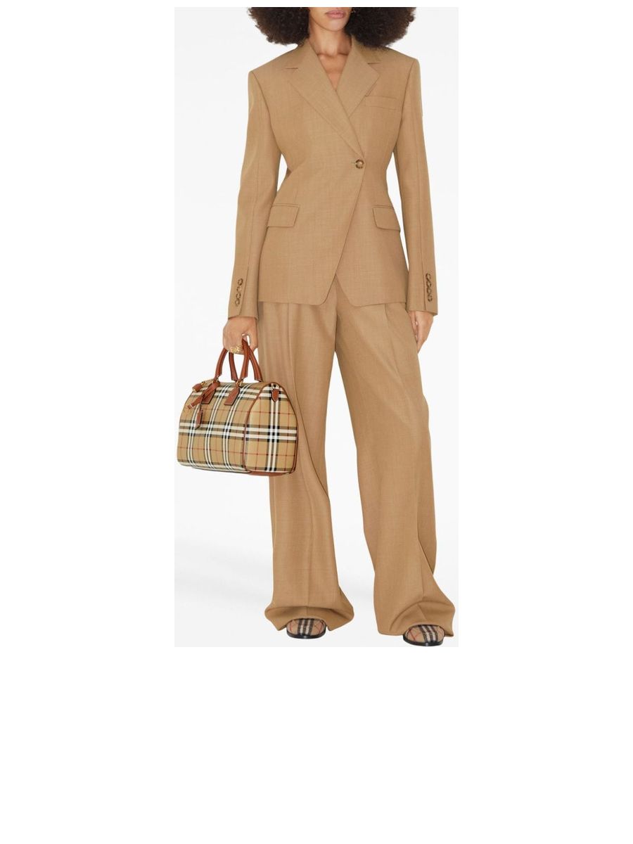 Check Medium Bowling Bag