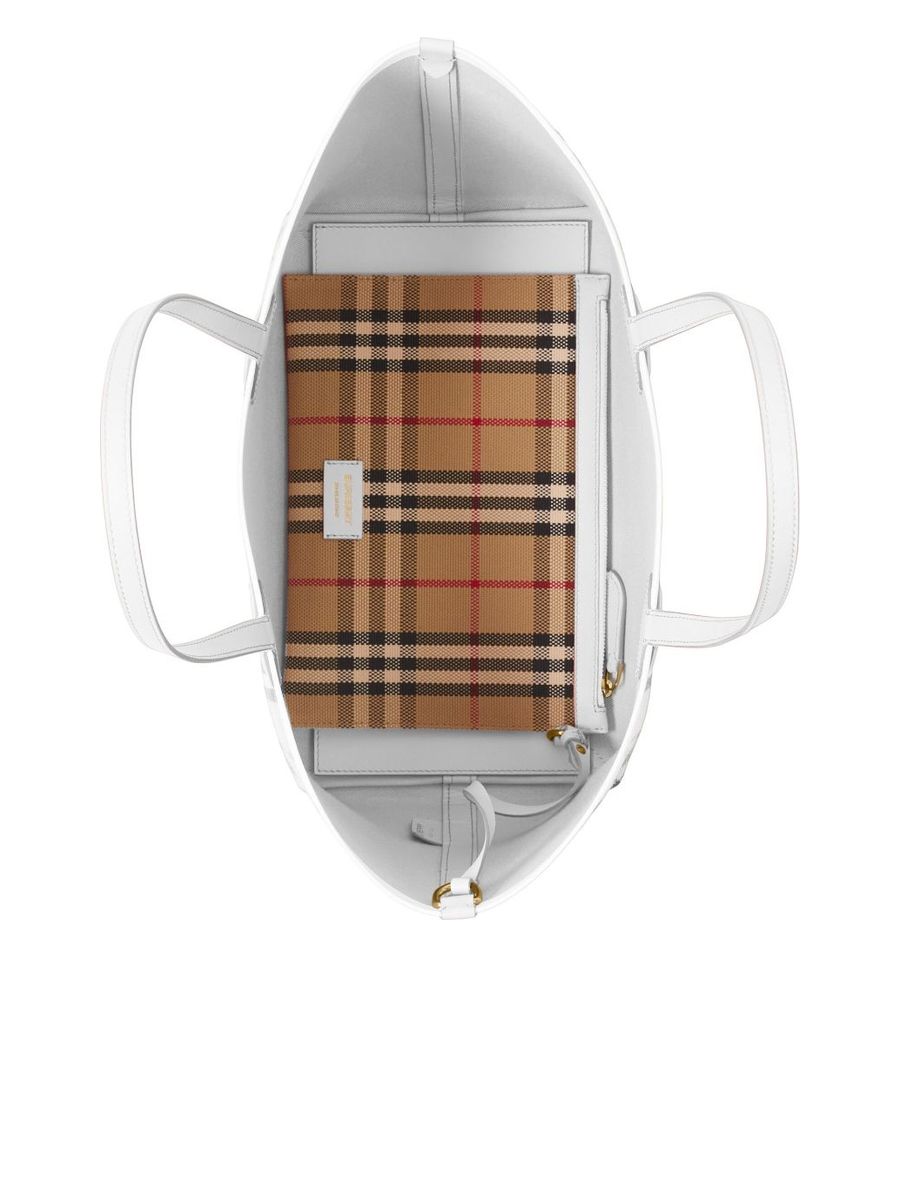 Vintage Check Pattern Tote Bag