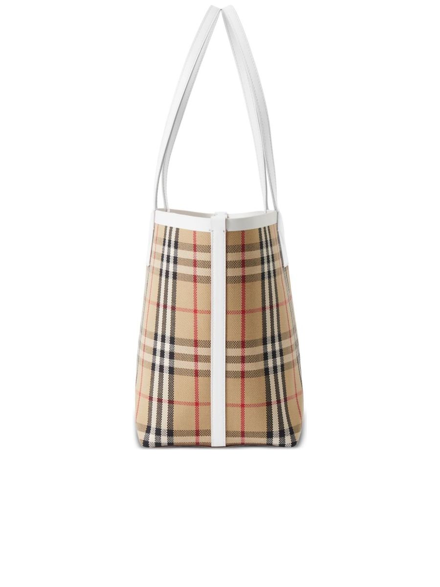 Vintage Check Pattern Tote Bag