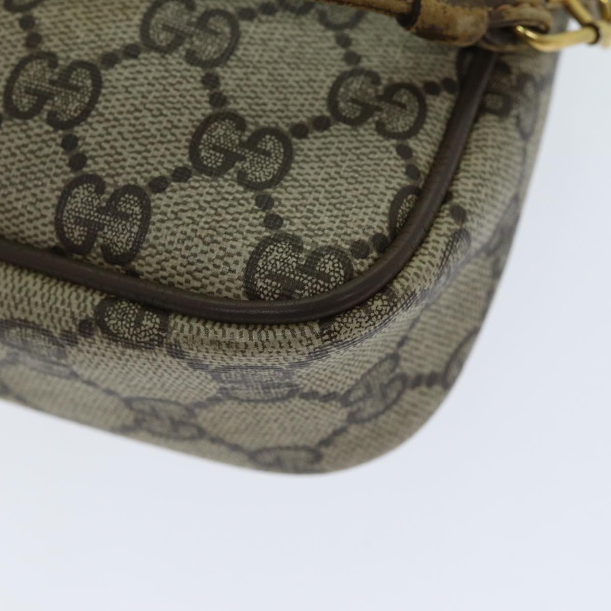 GUCCI GG Supreme Shoulder Bag PVC Leather Beige 97 02 068 80806