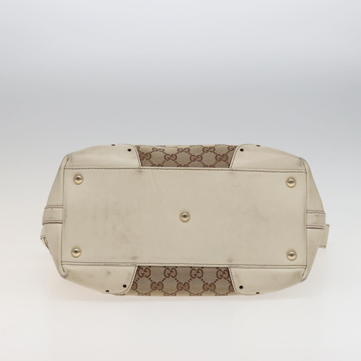 GUCCI GG Canvas Tote Bag Beige 145993 80822