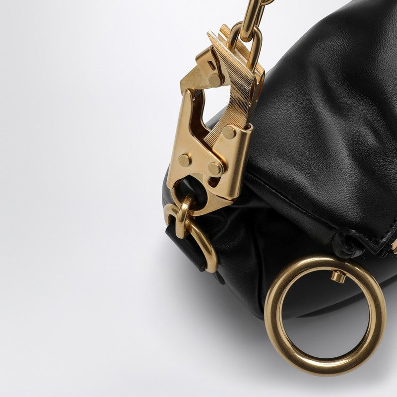 Burberry Black Leather Knight Bag Women