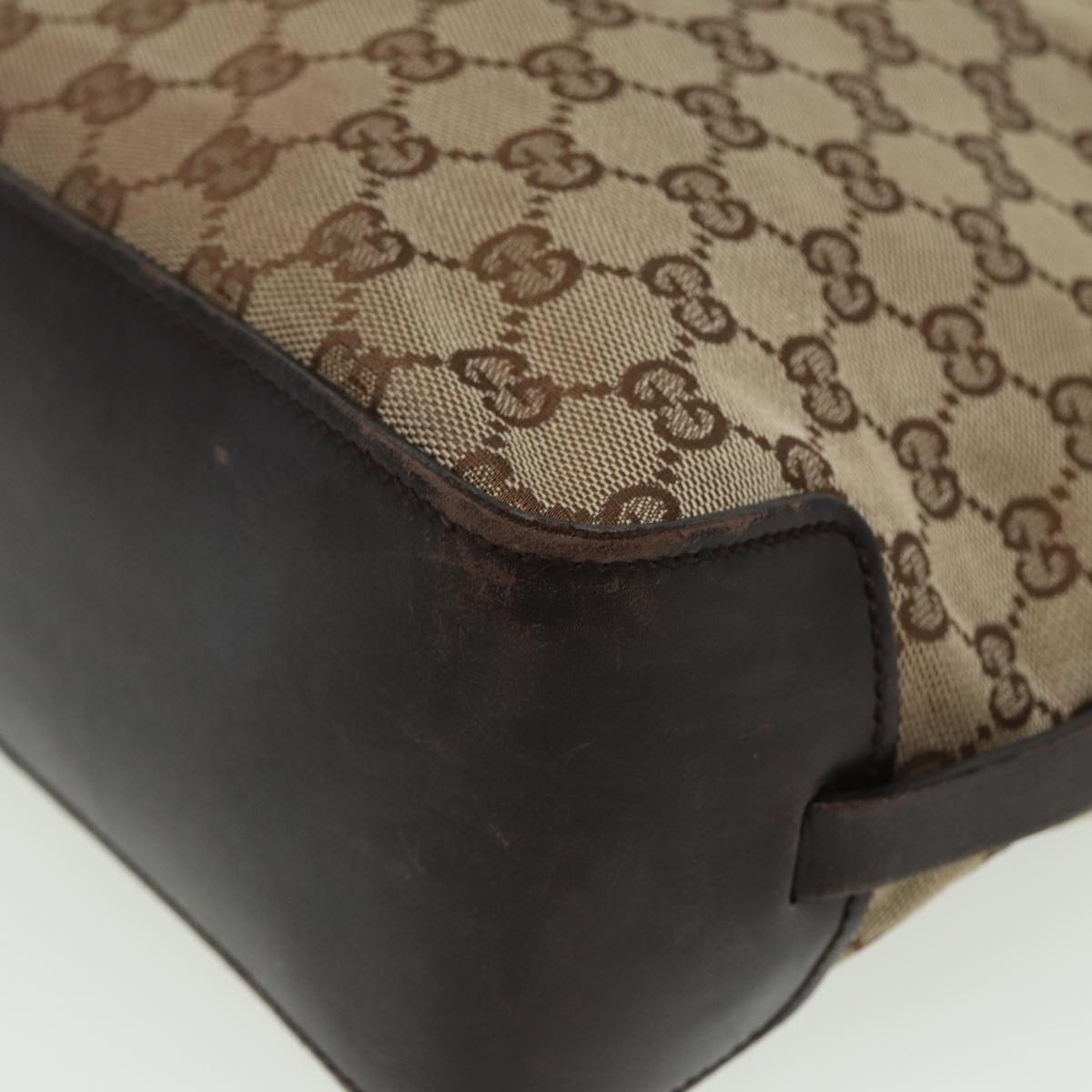 GUCCI GG Canvas Tote Bag Beige 107757 80825