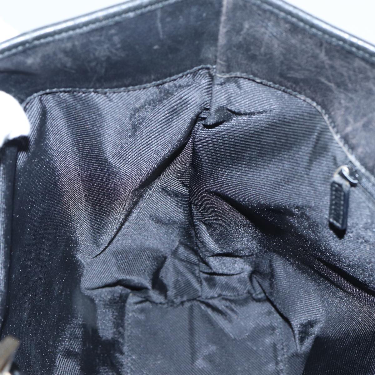 GUCCI GG Canvas Tote Bag Black 002 1098 002404 80833