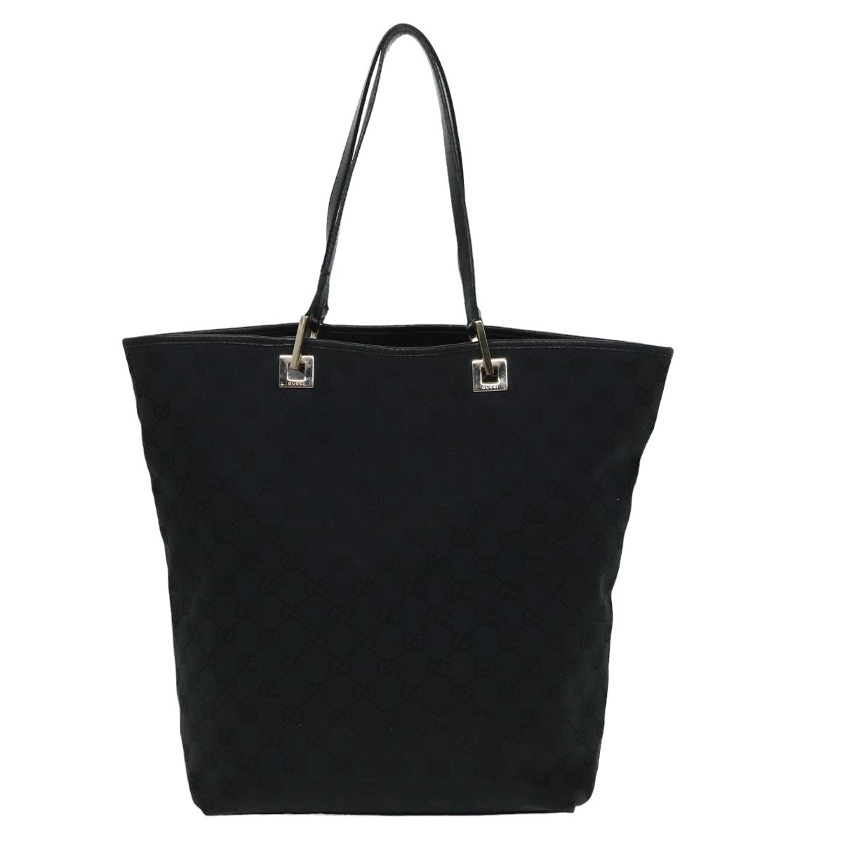 GUCCI GG Canvas Tote Bag Black 002 1098 002404 80833