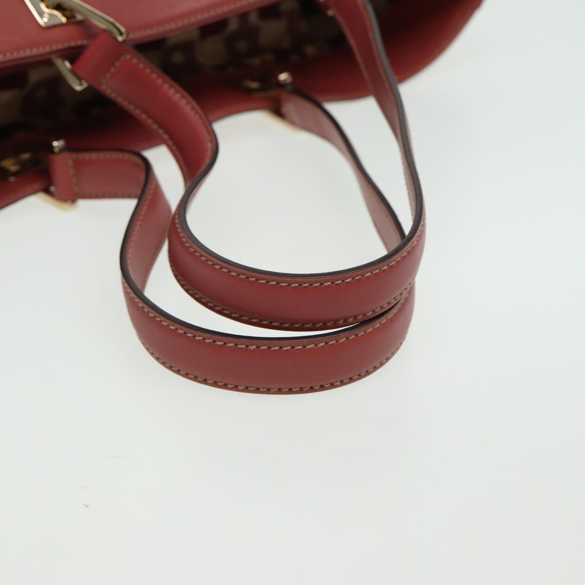 GUCCI GG Canvas Guccissima Hand Bag Pink 145993 80835