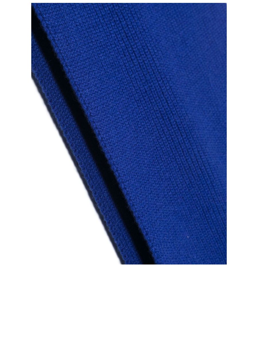 Cashmere Ribbed Knit Scarf