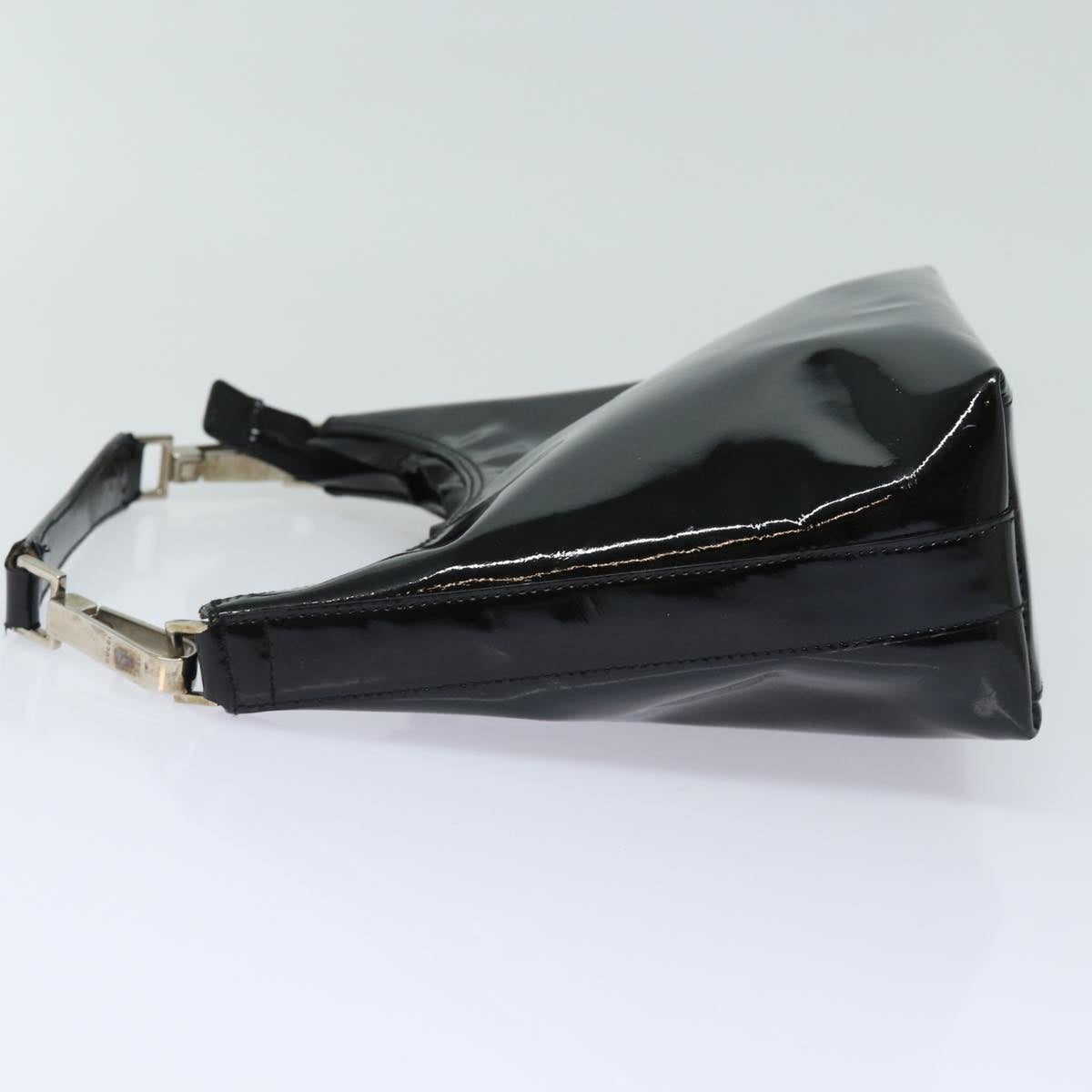 GUCCI Hand Bag Patent leather Black 80889
