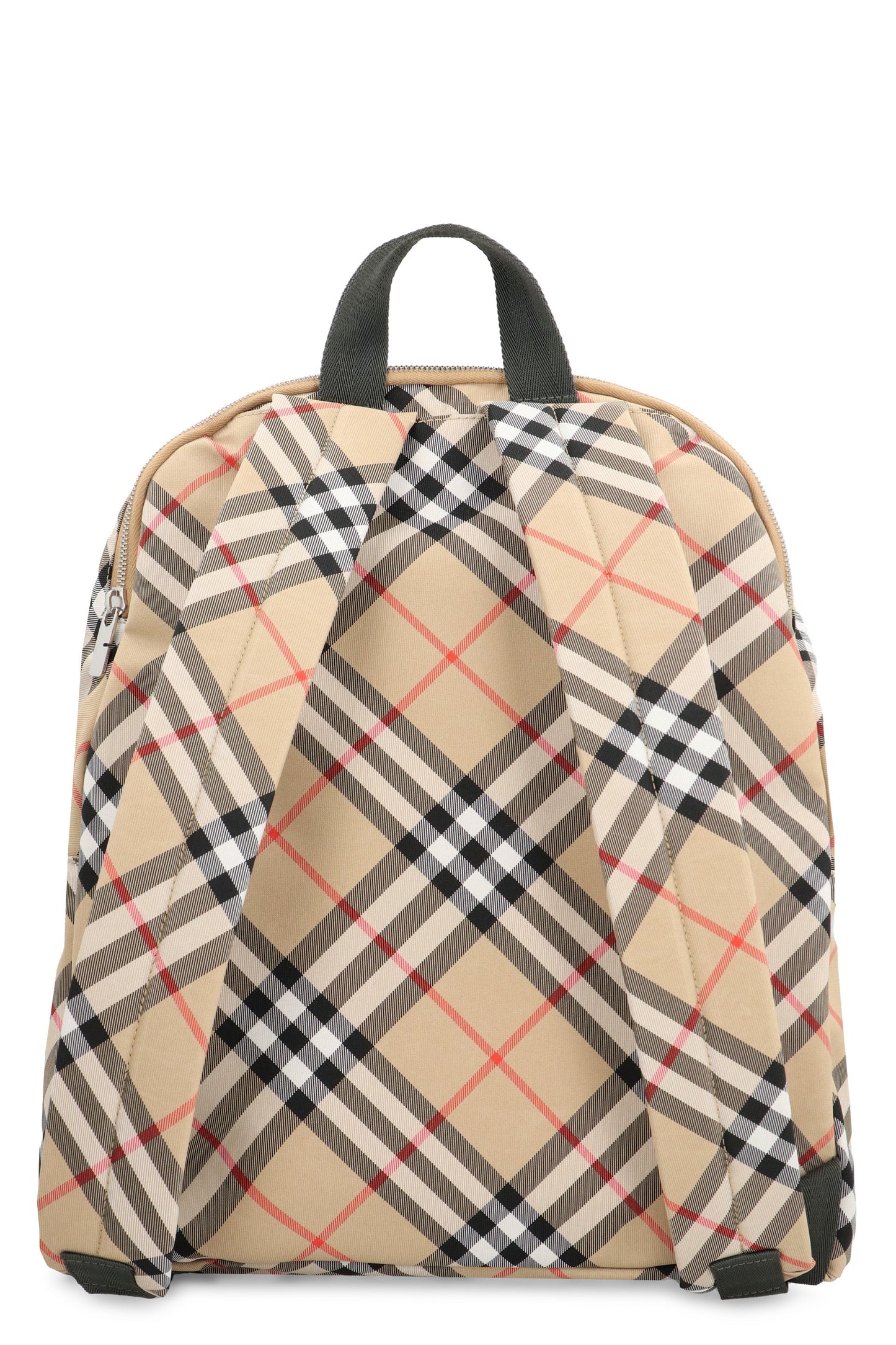 Check Nylon Backpack