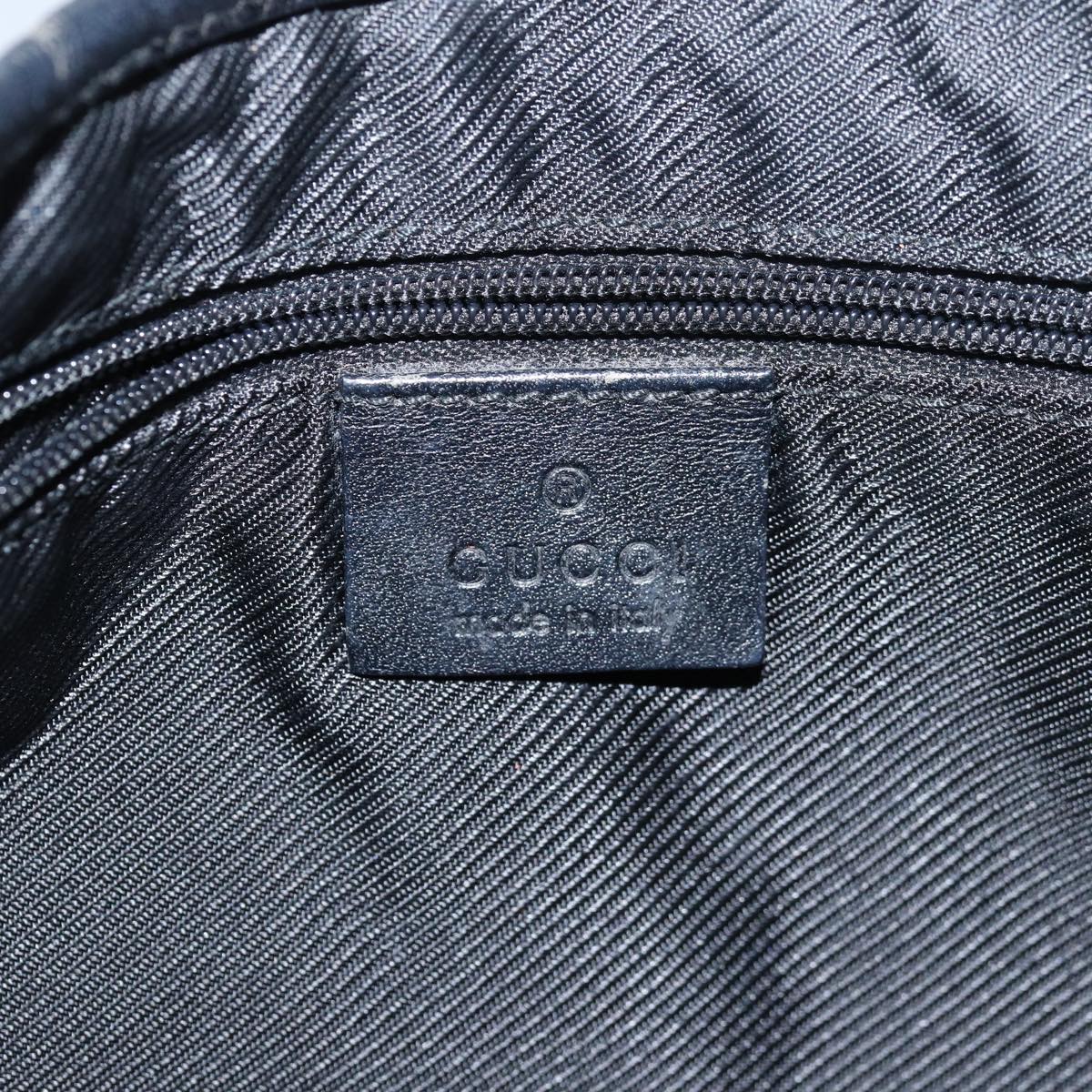 GUCCI GG Canvas Jackie Shoulder Bag Black 001 3306 80935