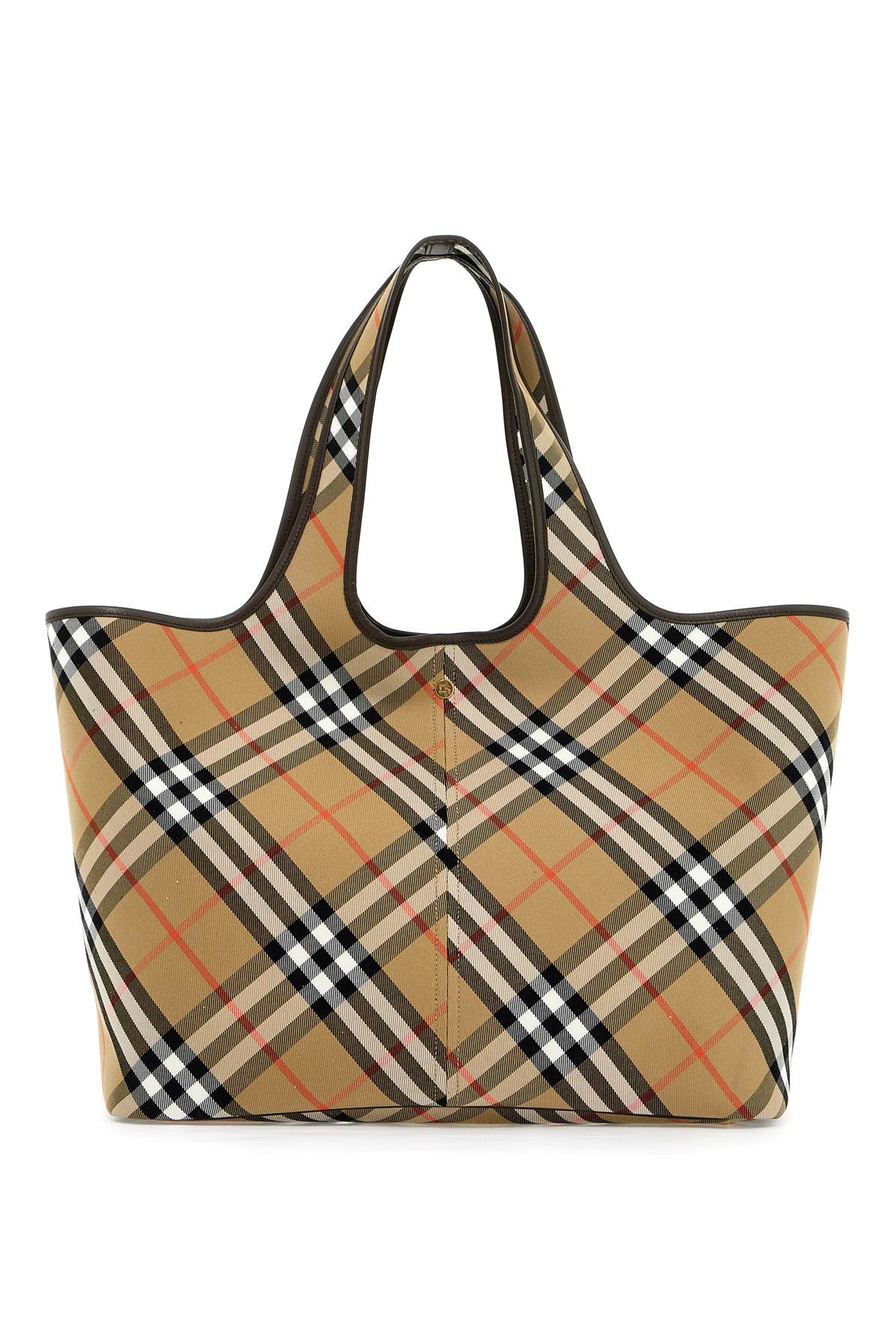 Medium Checkered Tote Bag