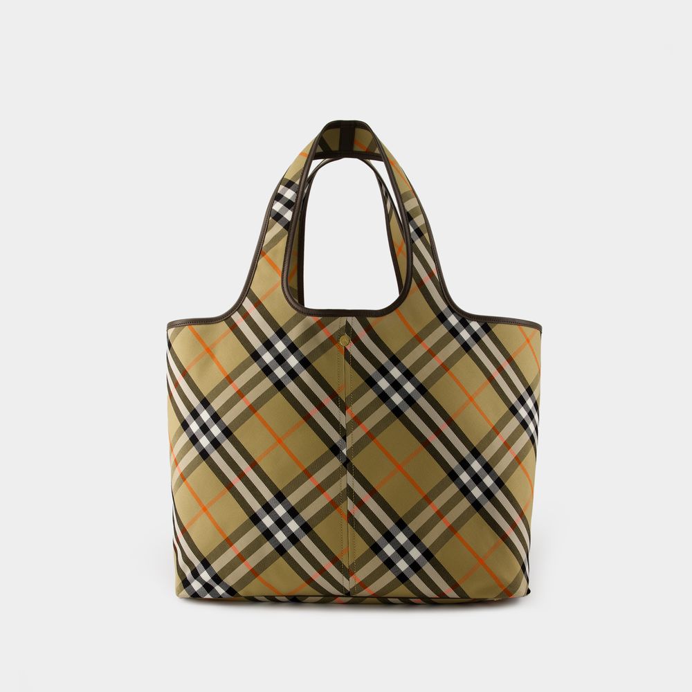 Medium Check Tote