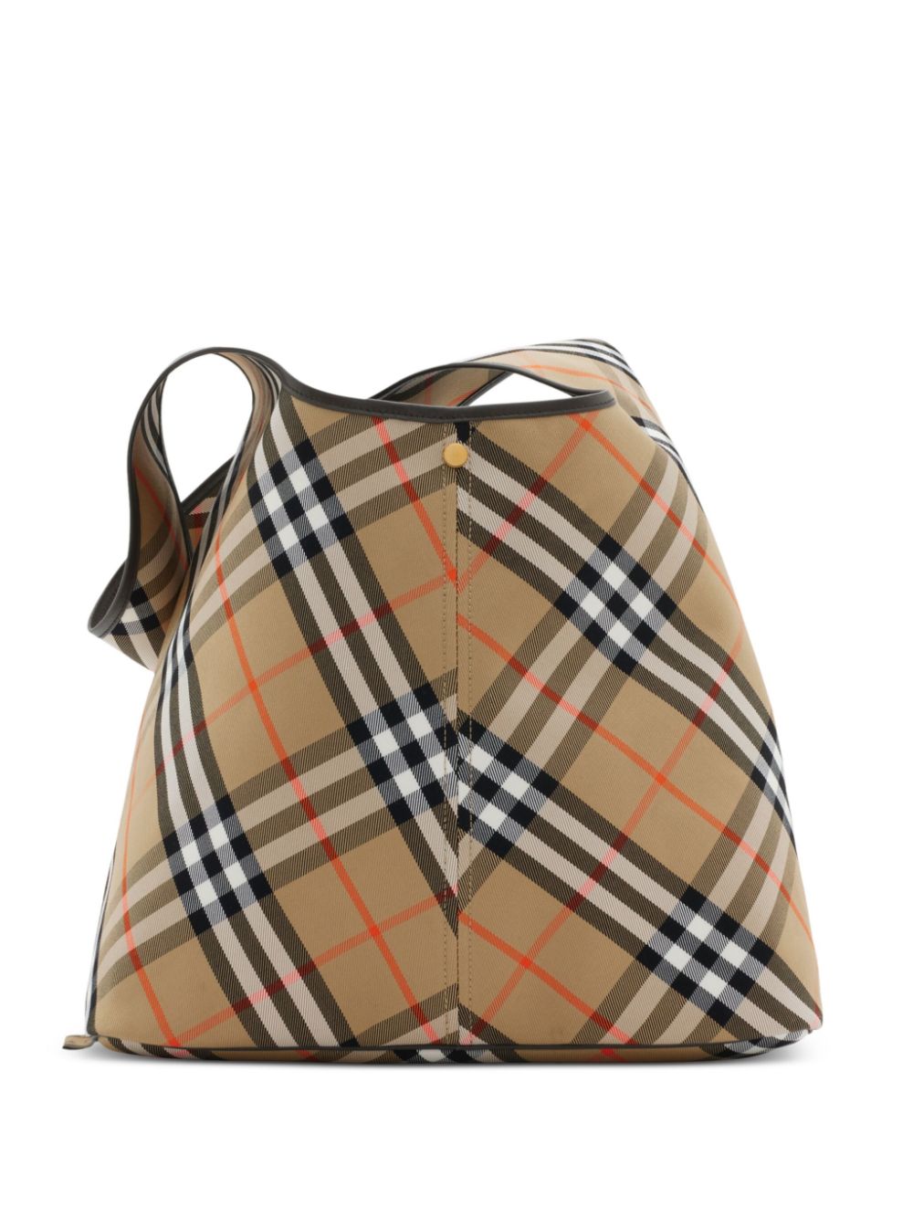 Check Large Shoulder Bag