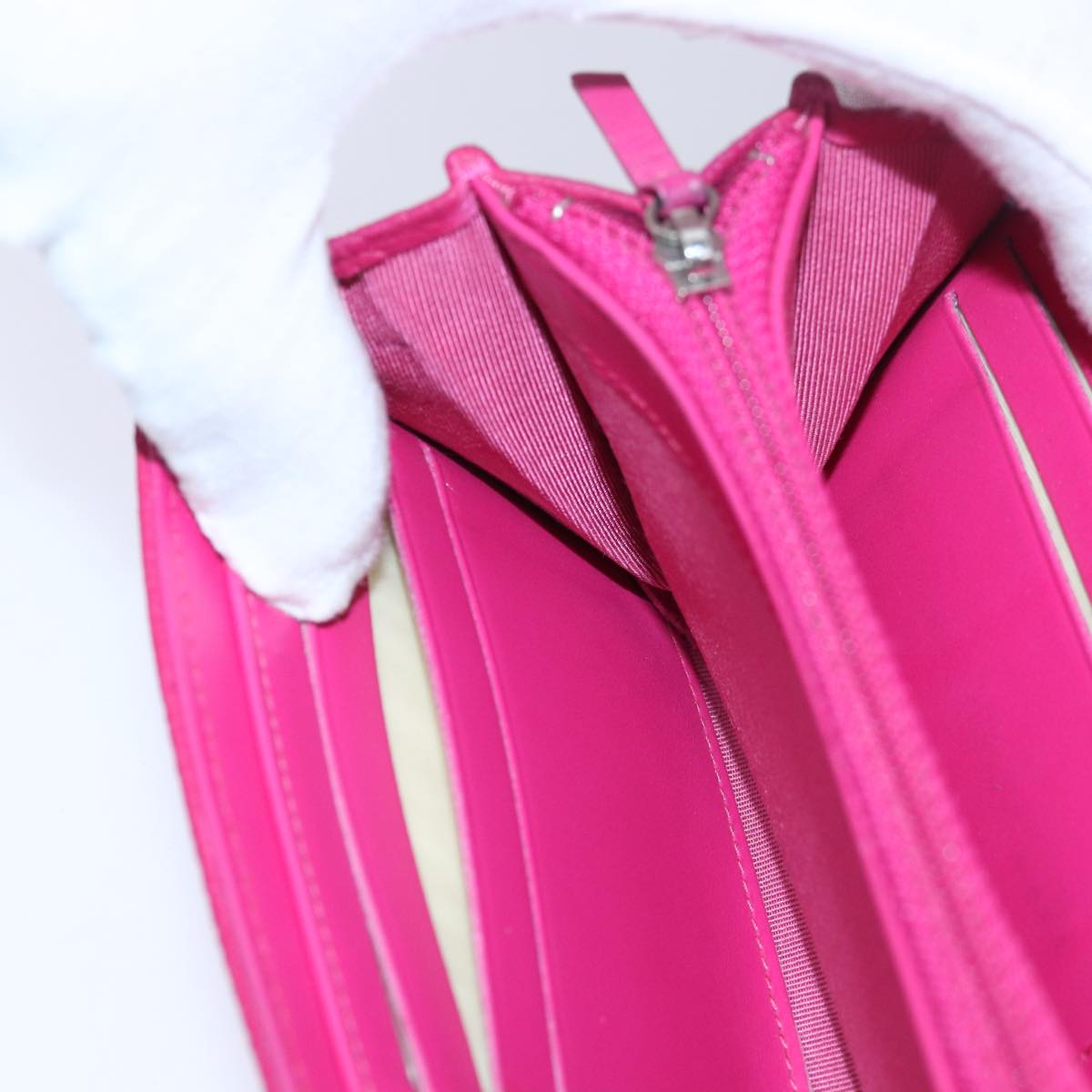 CHANEL Long Wallet Caviar Skin Pink CC 80946