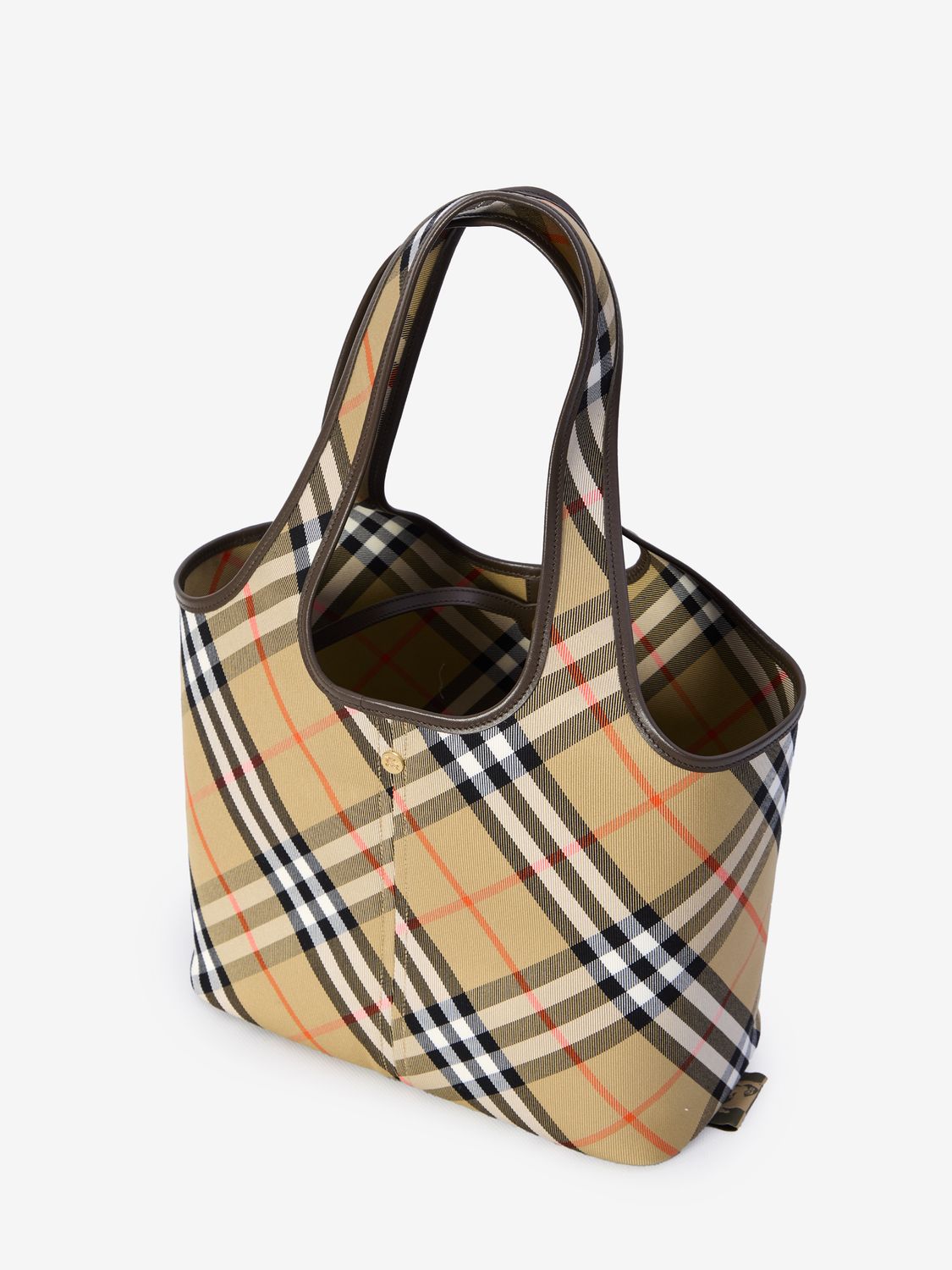 Small Check Tote Bag