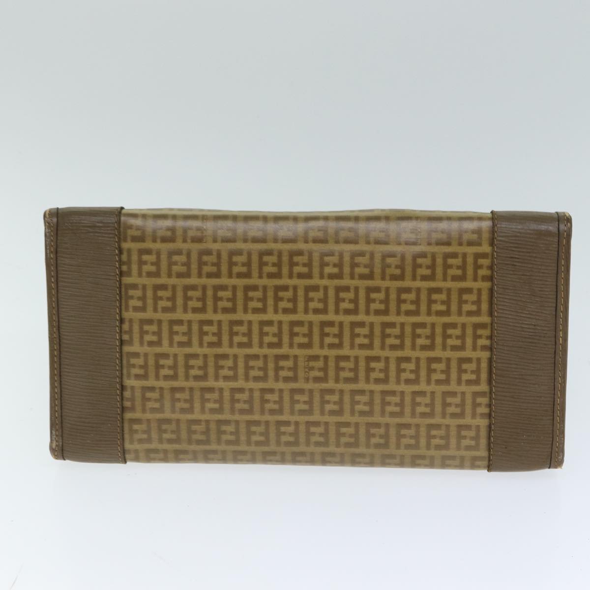 FENDI Zucchino Canvas Hand Bag Coated Canvas Beige 80960