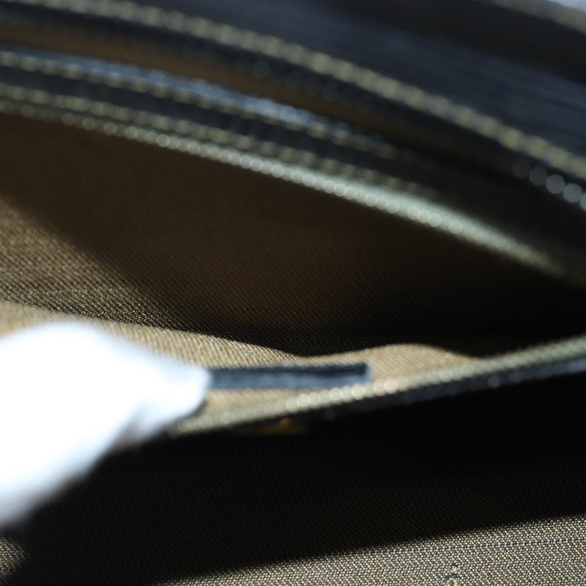 FENDI Zucca Canvas Hand Bag 2way Brown Black 80963
