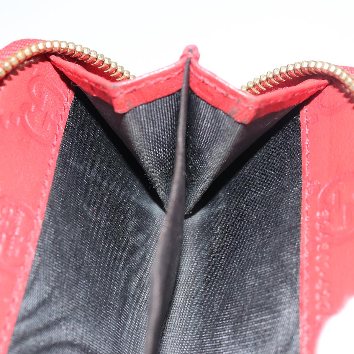 GUCCI GG Canvas Coin Purse Red 324801 80992