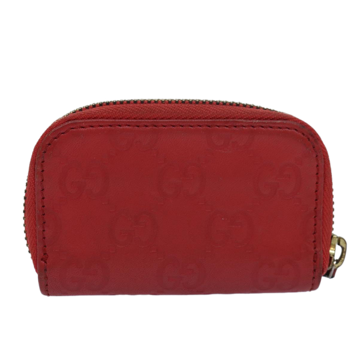 GUCCI GG Canvas Coin Purse Red 324801 80992