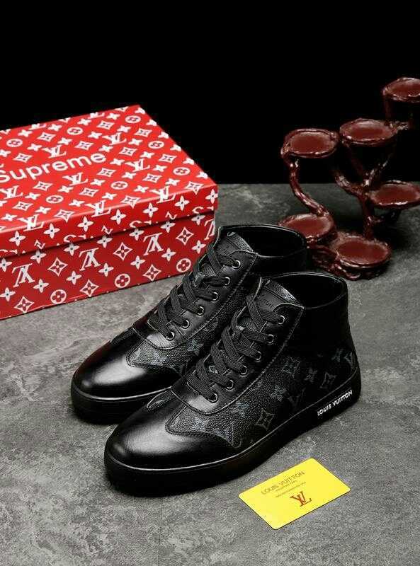 GLM - LUV HIgh Top Black Sneaker