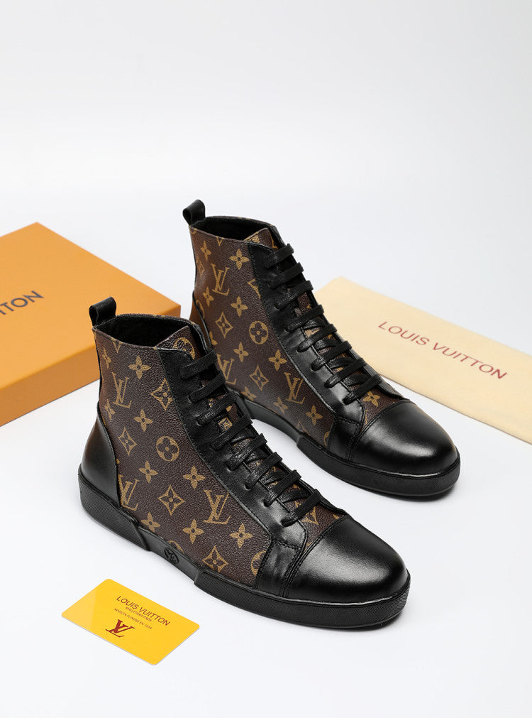 GLM - LUV High GLMnogram Brown Boot Sneaker