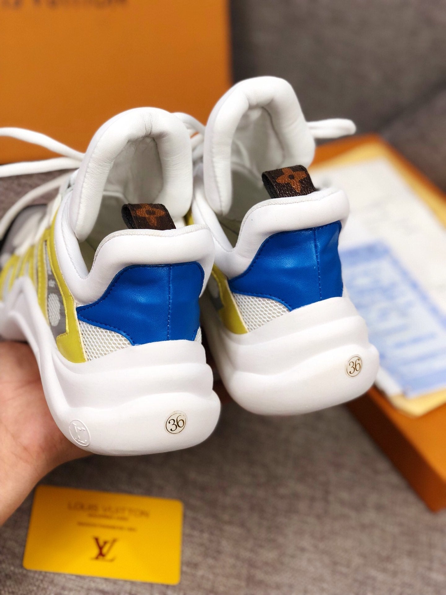 GLM - LUV Archlight Brown Black Yellow Sneaker