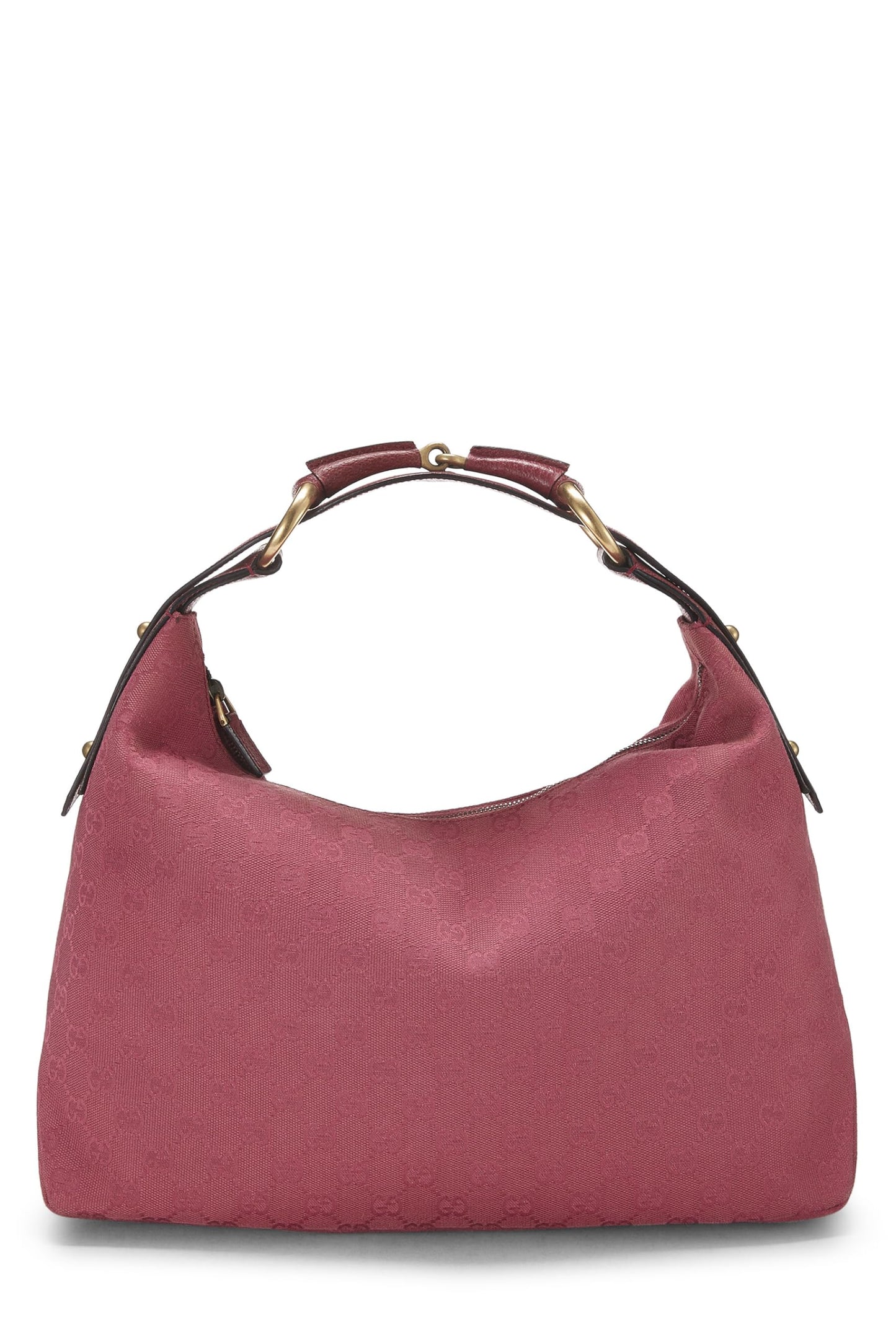 Gucci,  Pink Original GG Canvas Horsebit Hobo, Pink