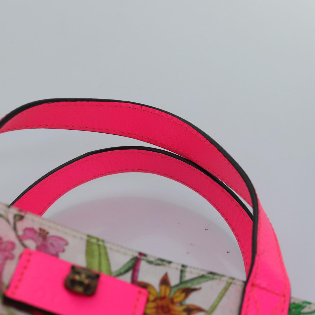 GUCCI Hand Bag Vinyl Clear Pink 548713 560440 81040