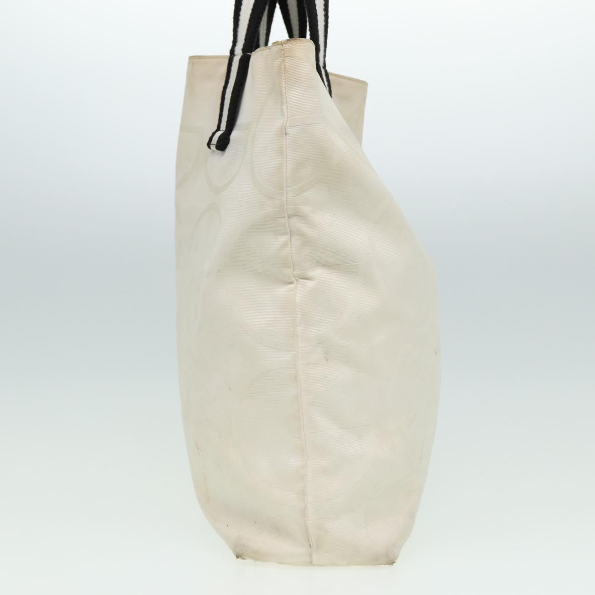 GUCCI Tote Bag Canvas White 123439 81105