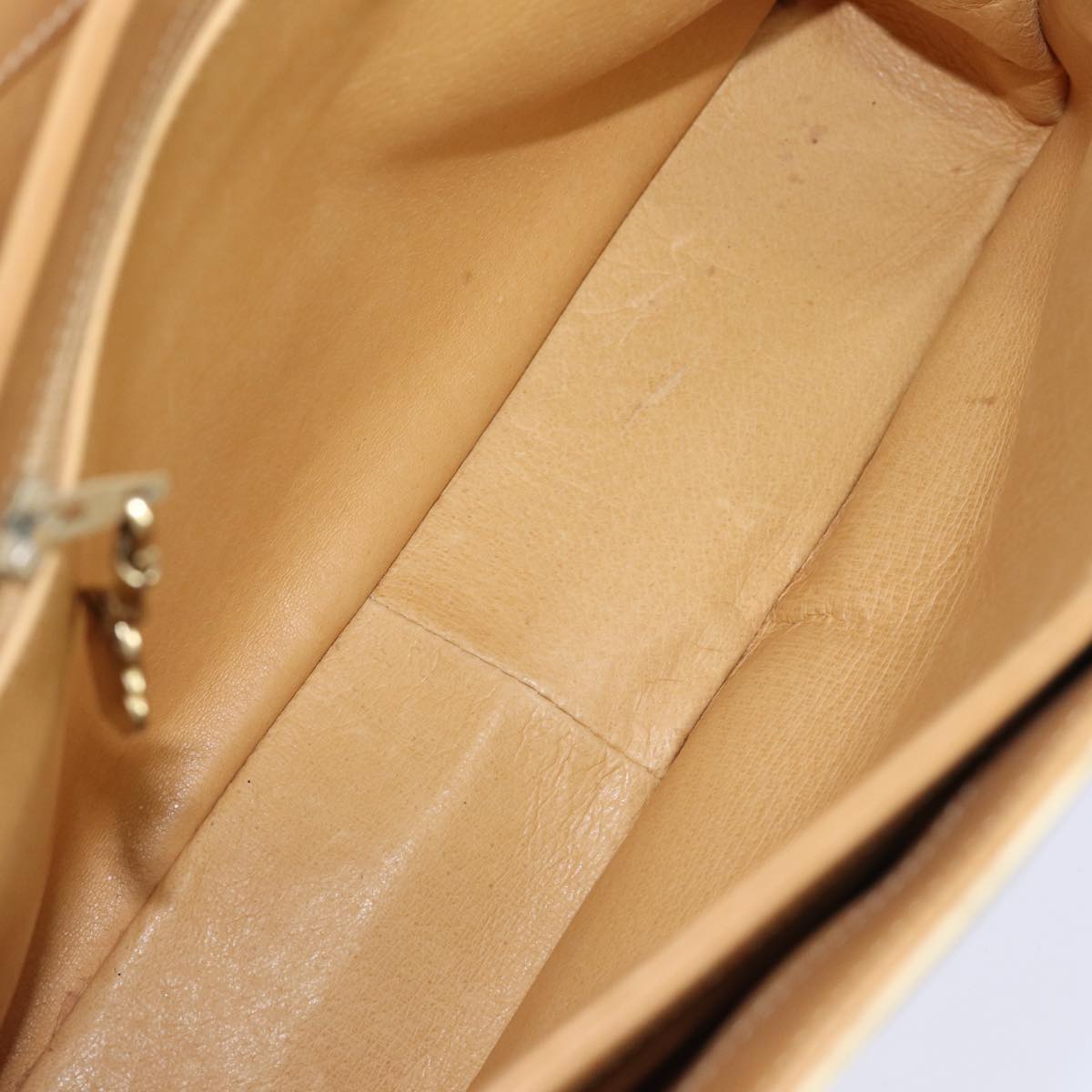 GUCCI Micro GG Supreme Shoulder Bag PVC Leather White 46 000 4857 81156