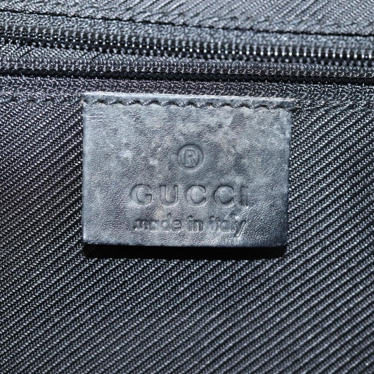 GUCCI Jackie GG Canvas Shoulder Bag Black 002 1073 81163