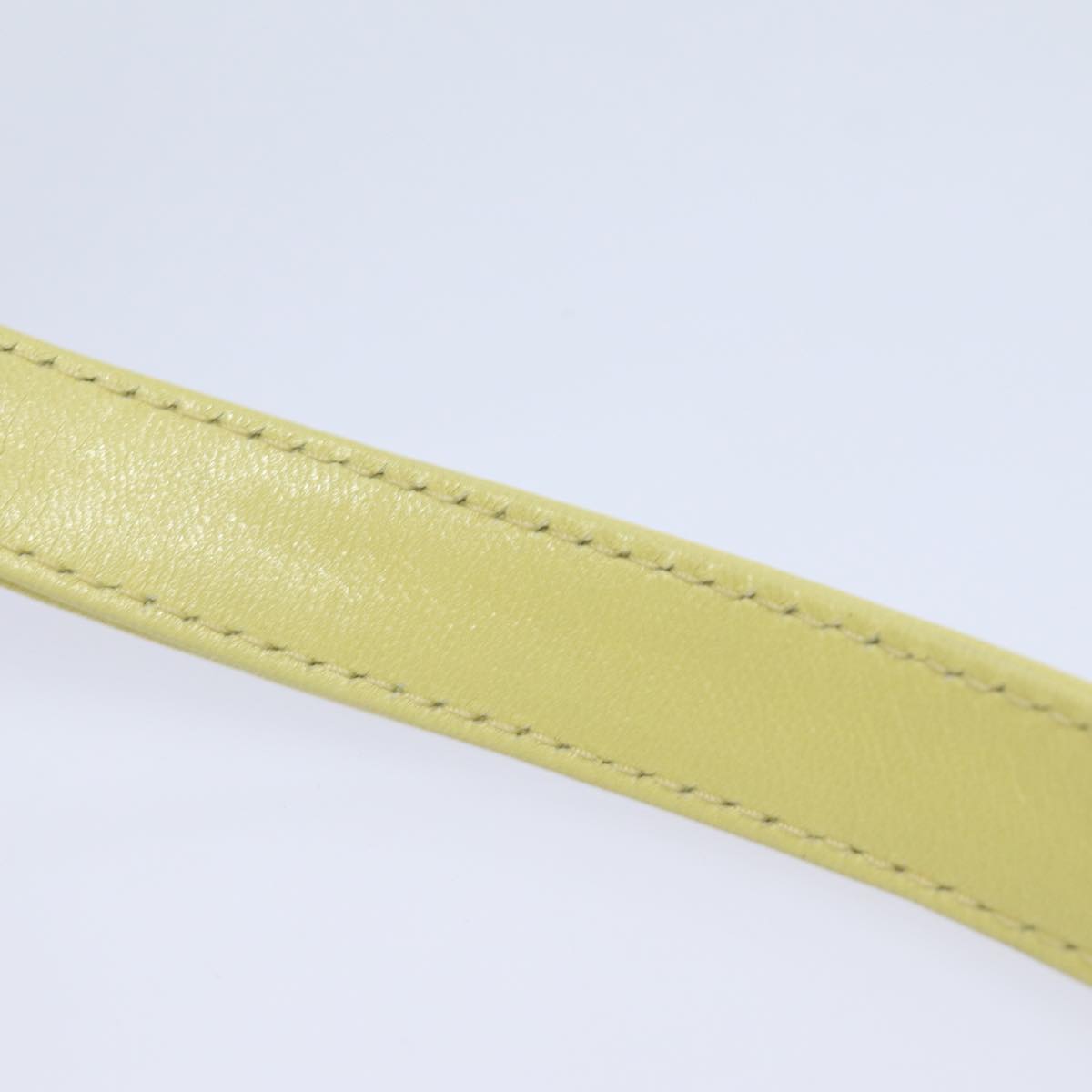 FENDI Mamma Baguette Shoulder Bag Nylon Yellow 81189