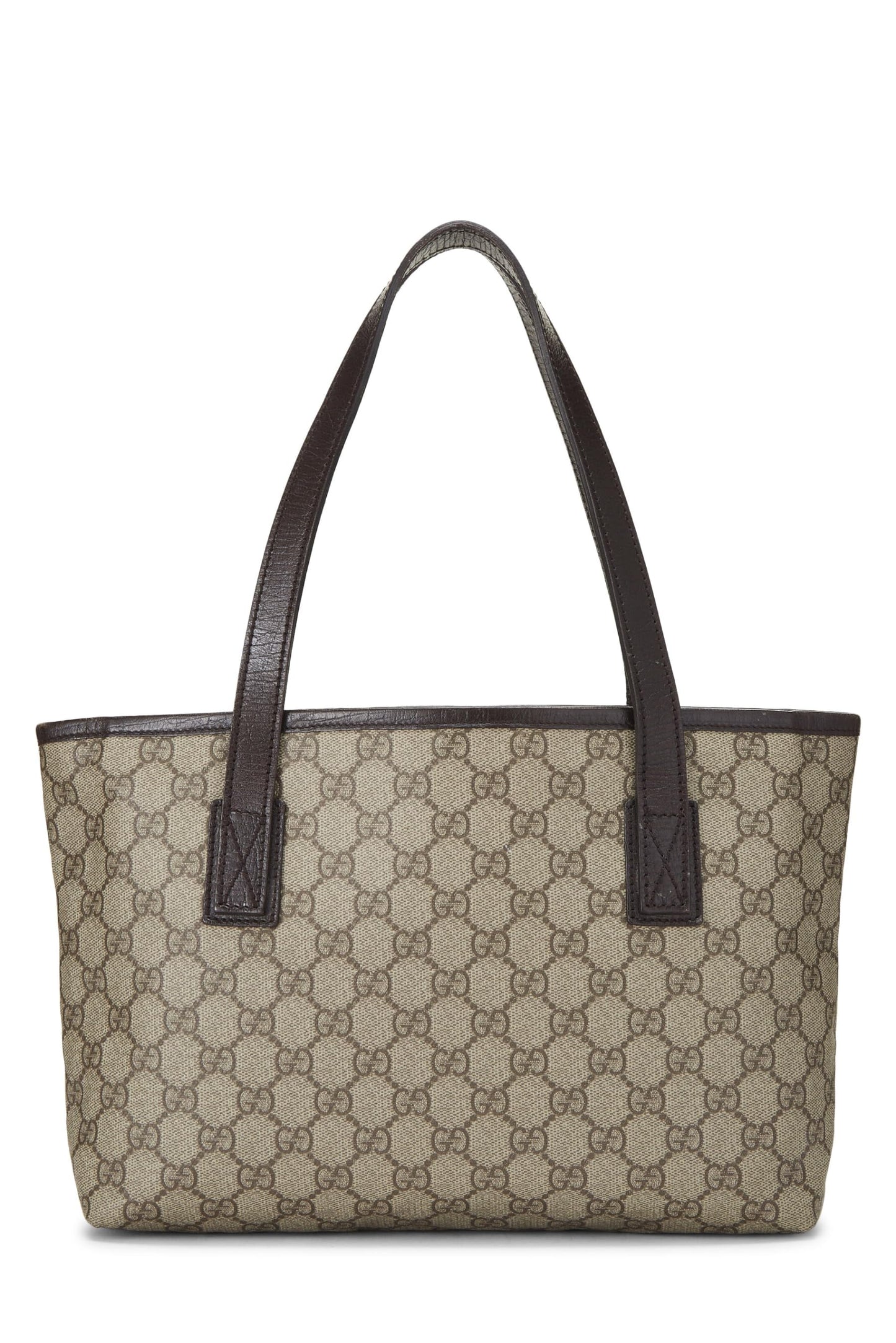 Gucci,  Original GG Supreme Canvas Tote Small, Brown
