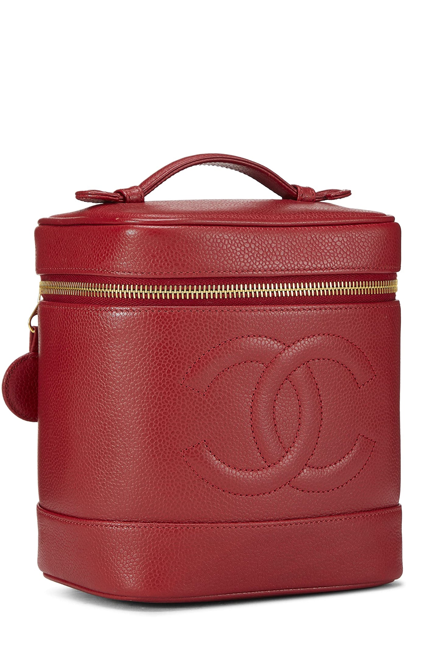 Chanel,  Red Caviar Timeless Vanity, Red