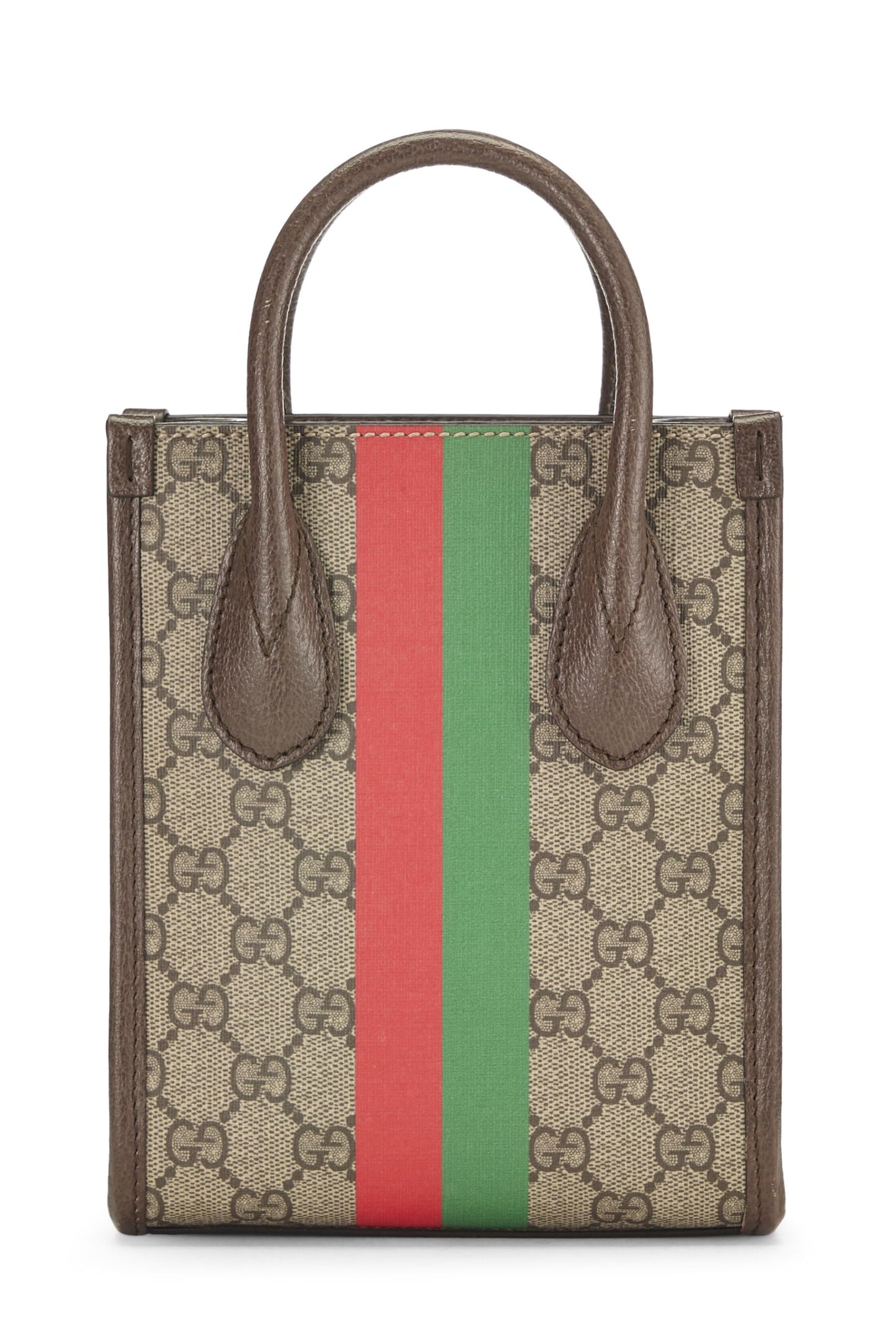 Gucci,  Brown GG Supreme Canvas Tiger Tote Mini, Brown