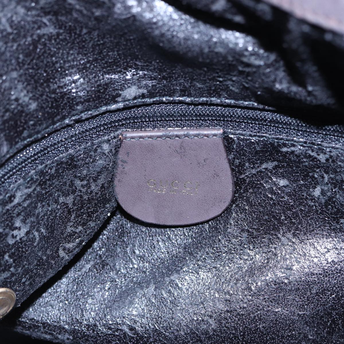 GUCCI Bamboo Shoulder Bag Suede 2way Brown 001 1638 2615 81326