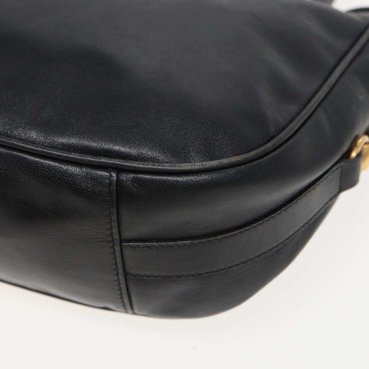 GUCCI Shoulder Bag Leather Black 001 2214 1687 81327