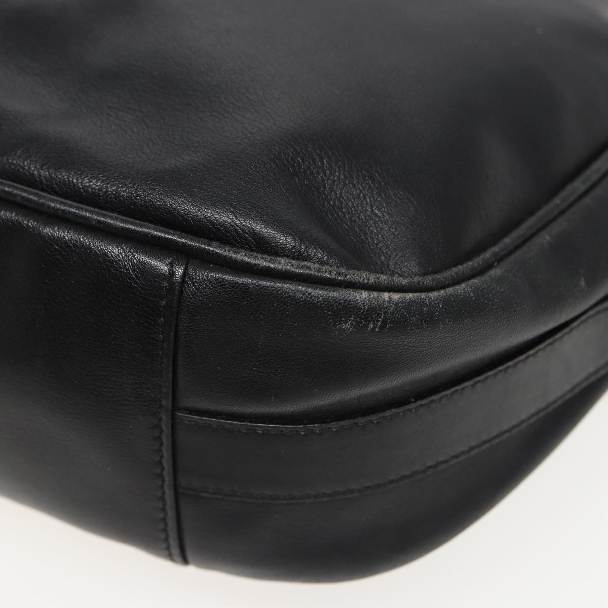 GUCCI Shoulder Bag Leather Black 001 2214 1687 81327